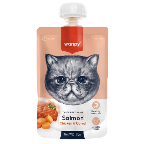 پودینگ گربه ونپی طعم ماهی سالمون و مرغ و هویج پودینگ گربه ونپی طعم ماهی سالمون و مرغ و هویج