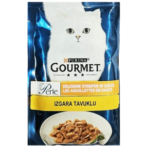 پوچ گربه گورمت پرل با طعم مرغ وزن 85 گرم