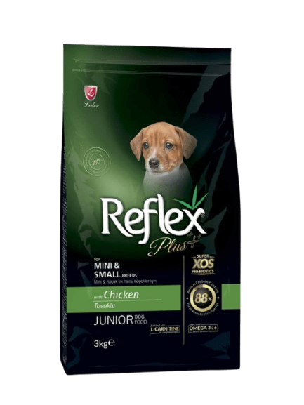 توله-removebg-preview-min غذا خشک توله سگ نژاد کوچک رفلکس پلاس با طعم مرغ