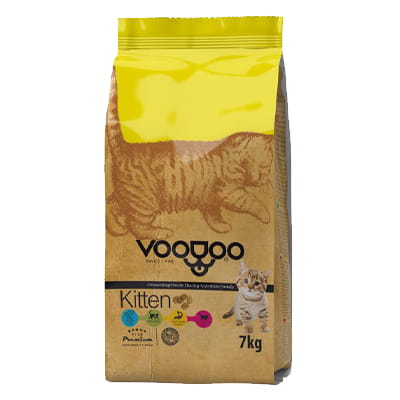 q24 (1) غذای خشک بچه گربه وودو مدل Kitten